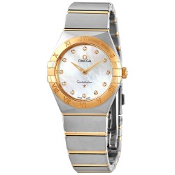Constellation Manhattan Quartz Diamond White Mother of Pearl Dial Ladies Watch 131.20.28.60.55.002
