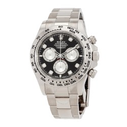 Daytona Chronograph Automatic Diamond Black Dial Men's Watch 126509-0002