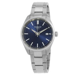 PR 100 Quartz Blue Dial Ladies Watch T1502101104100