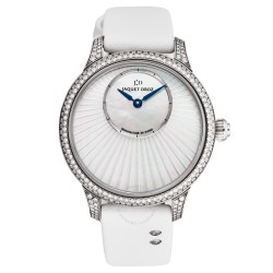 Petite Heure Automatic Diamond White Mother of Pearl Dial Ladies Watch J005004570