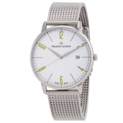 Eliros Quartz White Dial Unisex Watch EL1118-SS00S-120-D
