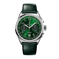 Premier B01 Chronograph Automatic Green Dial Men's Watch AB0145371L1P2