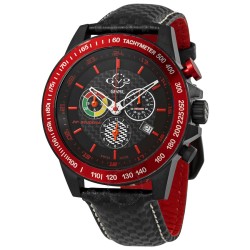 Scuderia Chronograph Tachymeter Black Dial Men's Watch 9925