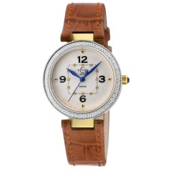 Piemonte Quartz White Dial Ladies Watch 14203-4