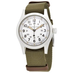 Khaki Field Mechanical White Dial Men's Watch H69439411