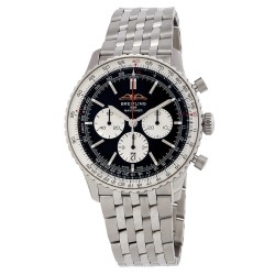 Navitimer Chronograph Automatic Chronometer Black Dial Men's Watch AB0137211B1A1