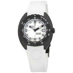 Sub 300 Carbon Whitepearl Automatic White Dial Men's Watch 822.70.011.23