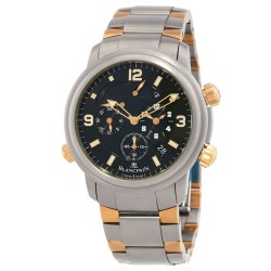 Leman Reveil GMT Alarm GMT Automatic Black Dial Men's Watch 2041-12A3-098