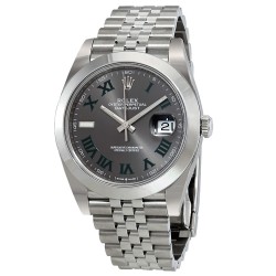 Datejust 41 Slate Dial Automatic Men's Jubilee Watch 126300GYRJ