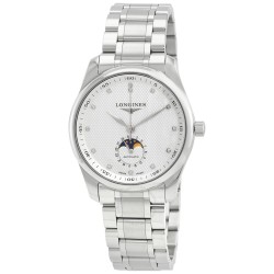 Master Automatic Moon Phase White Dial Men's Watch L2.909.4.77.6