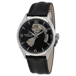 Jazzmaster Automatic Open Heart Black Dial Men's Watch H32705731
