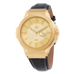 Saxon 48 Quartz Diamond Gold Dial Men's Watch J6373C