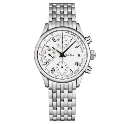 Open Box - Paul Picot Telemark Chronograph Automatic White Dial Men's Watch P4102.20.113/B