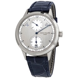 Pre-owned Patek Philippe Complications Silver-toned Dial Men's Watch 5235G-001