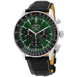 Navitimer Chronograph Automatic Chronometer Green Dial Men's Watch AB0137241L1P1