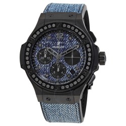 Big Bang Jeans Chronograph Automatic Crystal Unisex Watch 341.CX.2740.NR.1200.JEANS