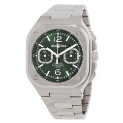 Urban Chronograph Automatic Green Dial Men's Watch BR05C-GN-ST/SST