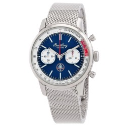 Top Time B01 Shelby Cobra Chronograph Automatic Blue Dial Men's Watch AB01763A1C1A1