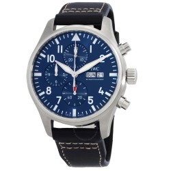 Pilots Chronograph Automatic Blue Dial Men's Watch IW378003