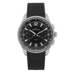 Pre-owned Jaeger-LeCoultre Jaeger Lecoultre Polaris Chronograph Automatic Black Dial Men's Watch Q9028471