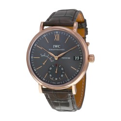 Portofino Hand Wind Grey Dial 18 kt Rose Gold Men's Watch 5101-04