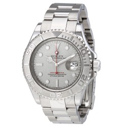 Pre-Owned Rolex Oyster Perpetual Yacht-Master Steel with Platinum Men's Watch 16622