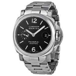 Pre-owned Panerai Luminor Marina Automatica Black Dial Men's Watch PAM00050