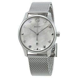 G-Timeless Mother of Pearl Dial Ladies Watch YA126583