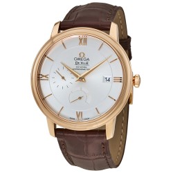 De Ville Prestige Silver Dial 18klt Rose Gold Automatic Men's Watch 42453402102001