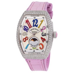 Vanguard Automatic Diamond White Dial Ladies Watch V 32 SC AT FO L D COL DR AC RS AC